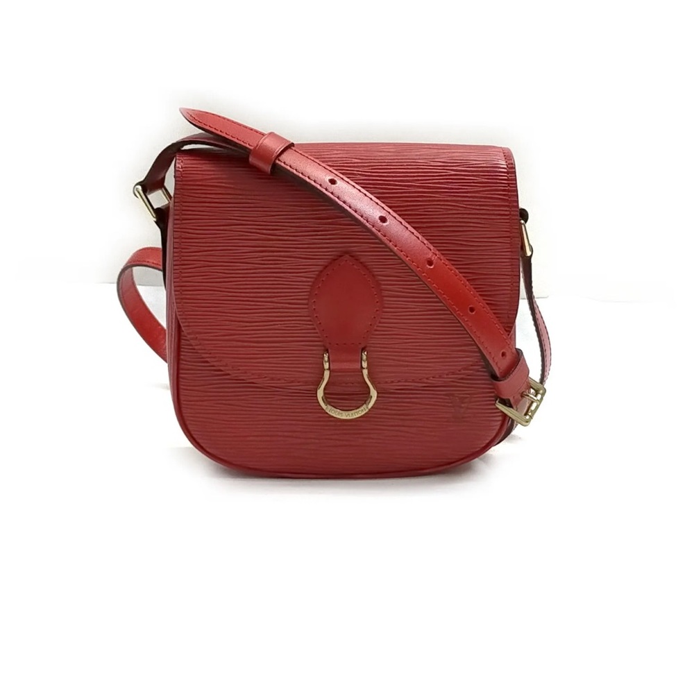Louis Vuitton LV Crossbody Bag Mini Saint Cloud Reds EPI